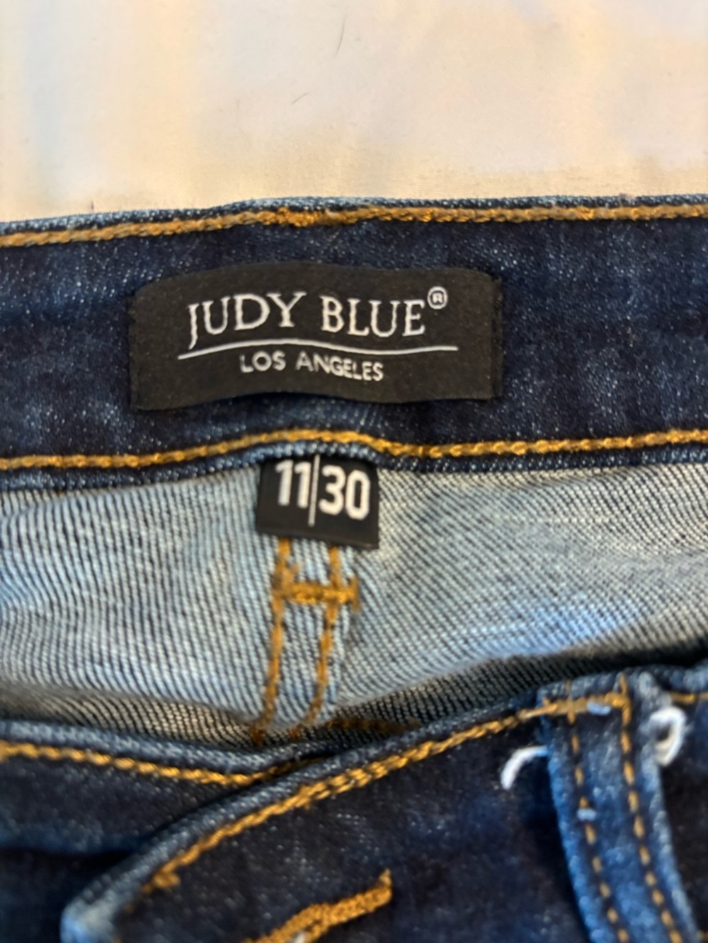 Judy Blue Skinny Jeans Dark Wash Stretch Women’s 11/30 Mid Rise - Picture 6 of 8
